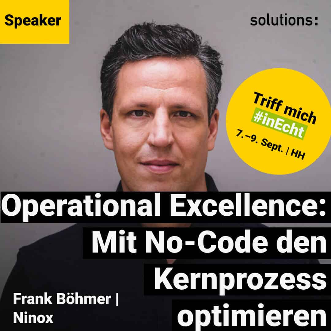 Frank Böhmer | Speaker | solutions 2022 | SoMe