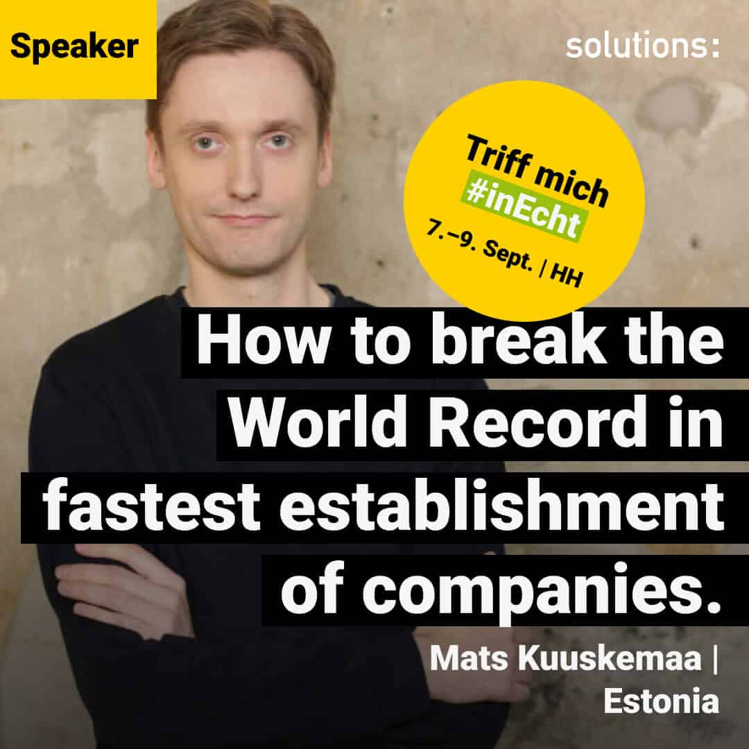 Mats Kuuskemaa | Speaker | solutions 2022 | SoMe