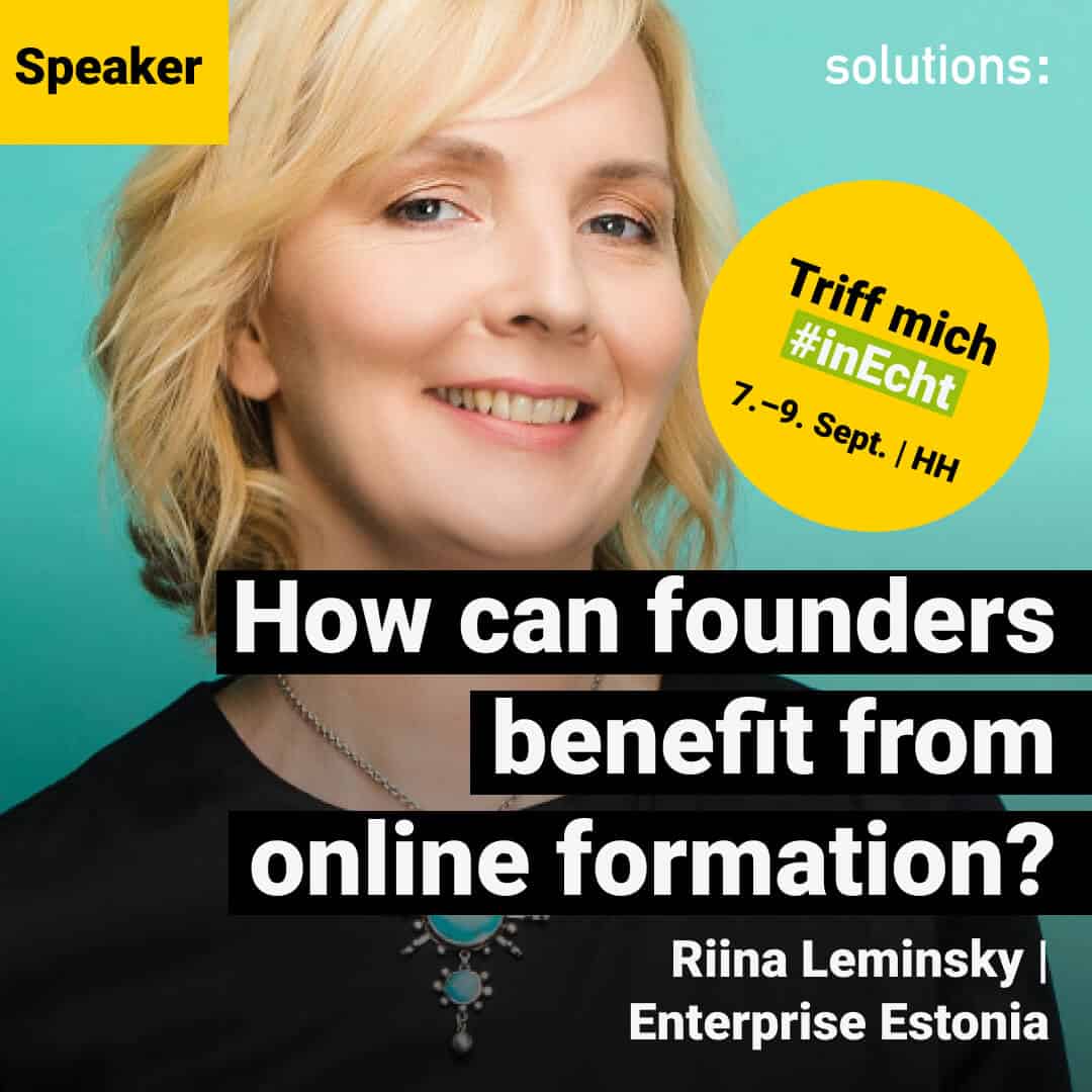 Riina Leminsky | Speaker | solutions 2022 | SoMe