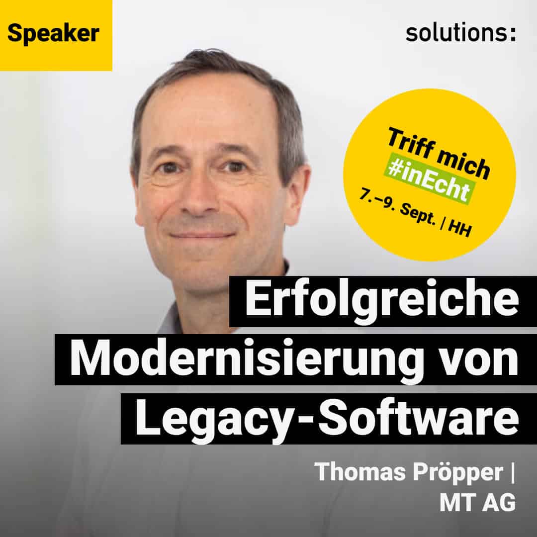 Thomas Pröpper Speaker | solutions 2022