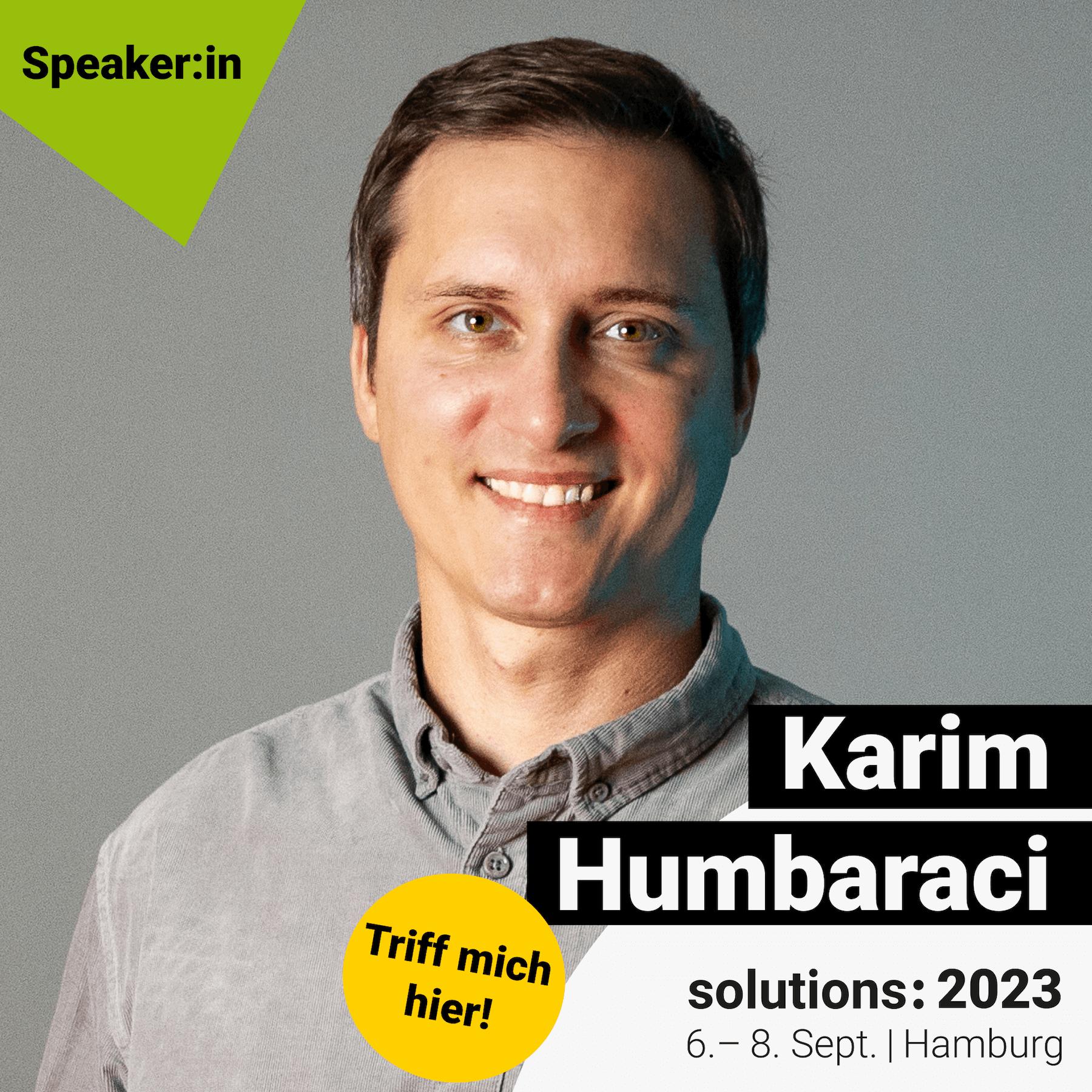 Image of Karim Humbaraci - solutions: 2023