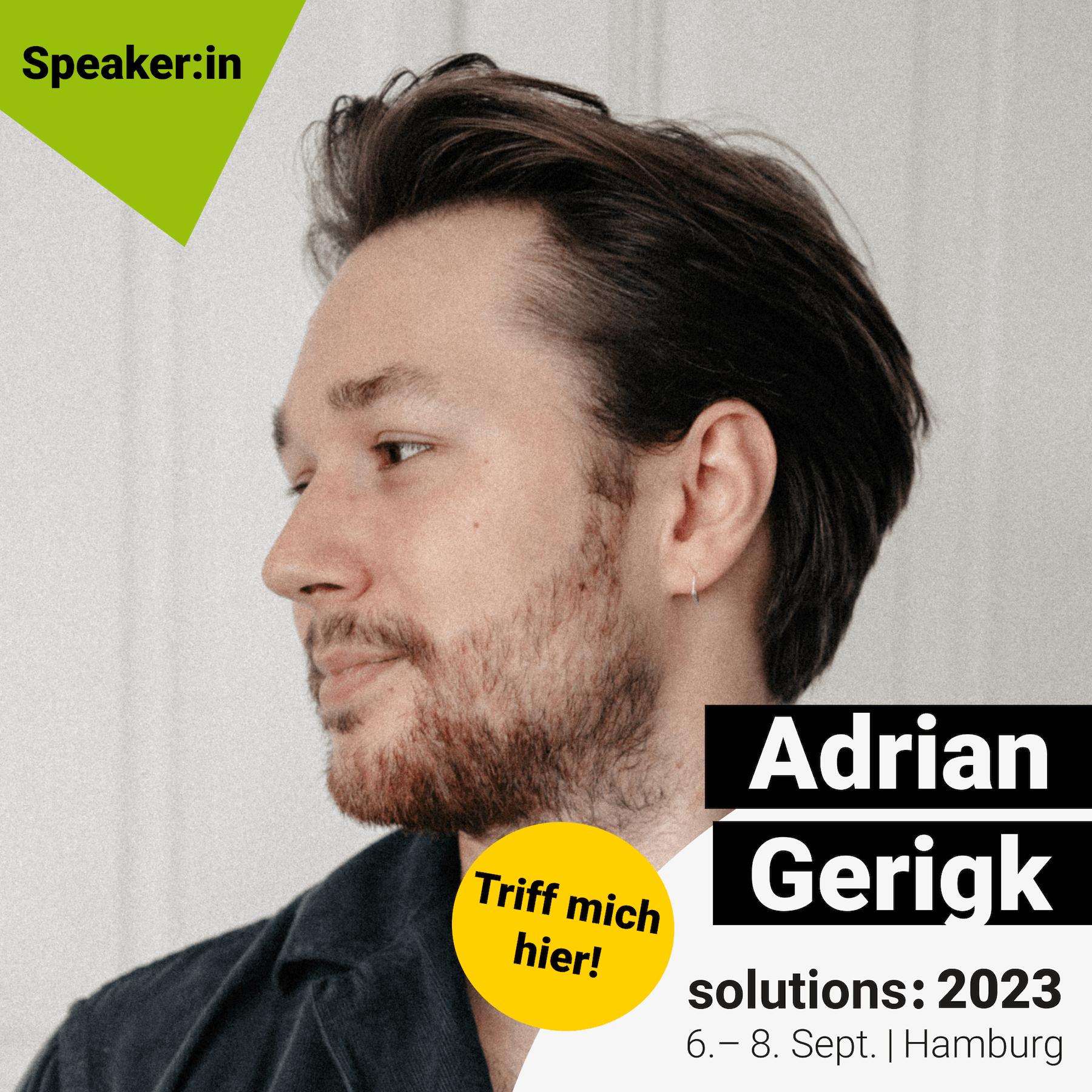 Image of Adrian Gerigk - solutions: 2023