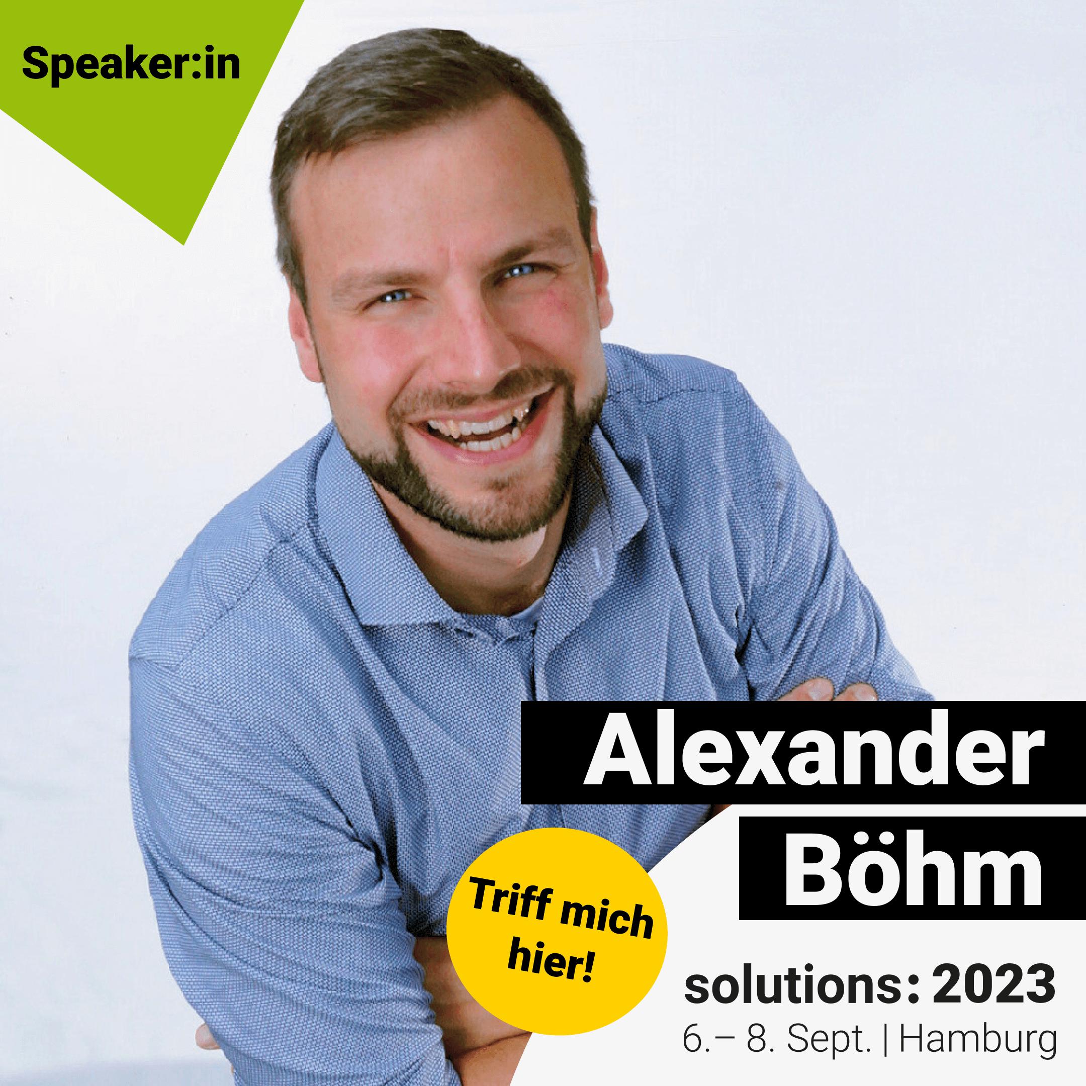 Image of Alexander Böhm - solutions: 2023