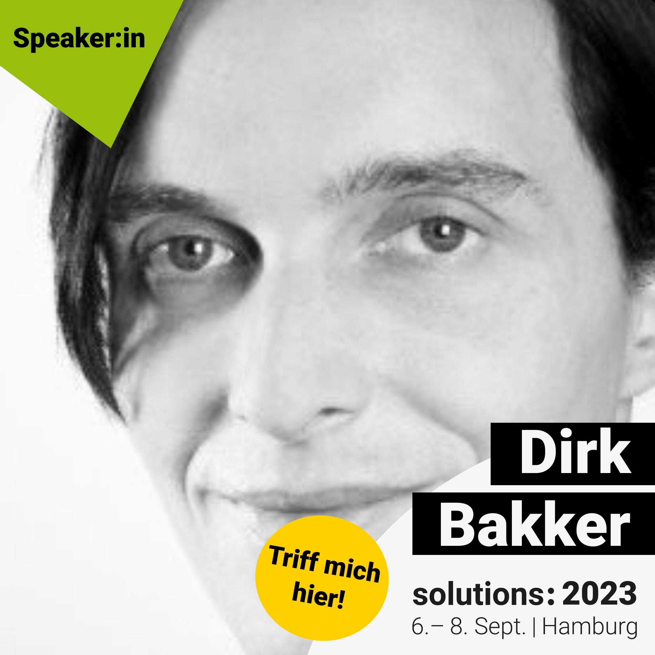 Image of Dirk Bakker - solutions: 2023