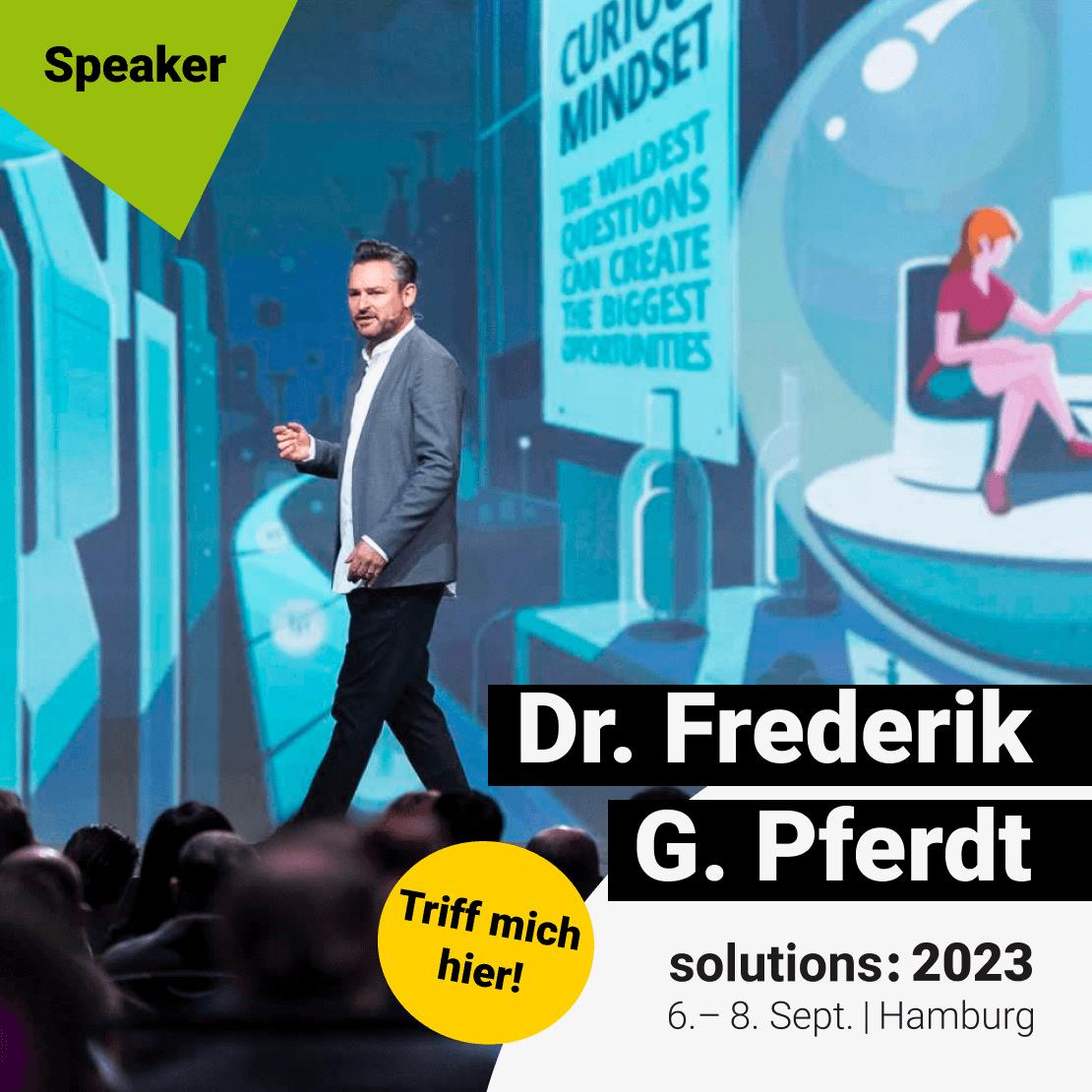 Image of Dr. Frederik G. Pferdt - solutions: 2023