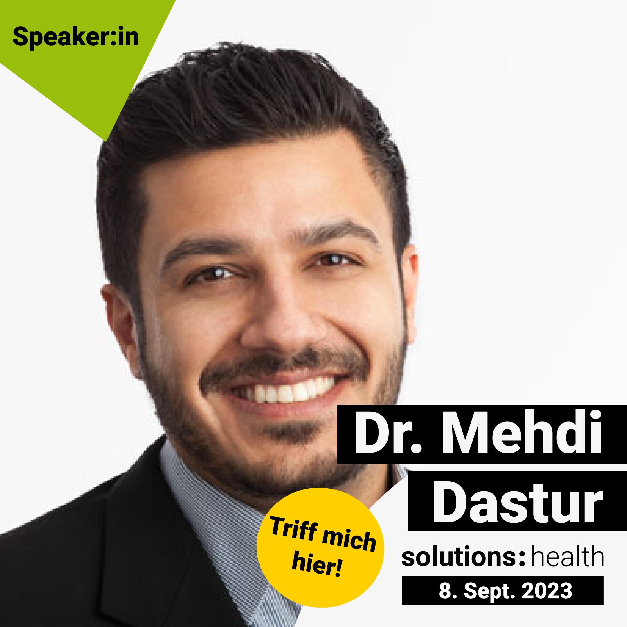 Image of Dr. Mehdi Dastur - solutions: 2023