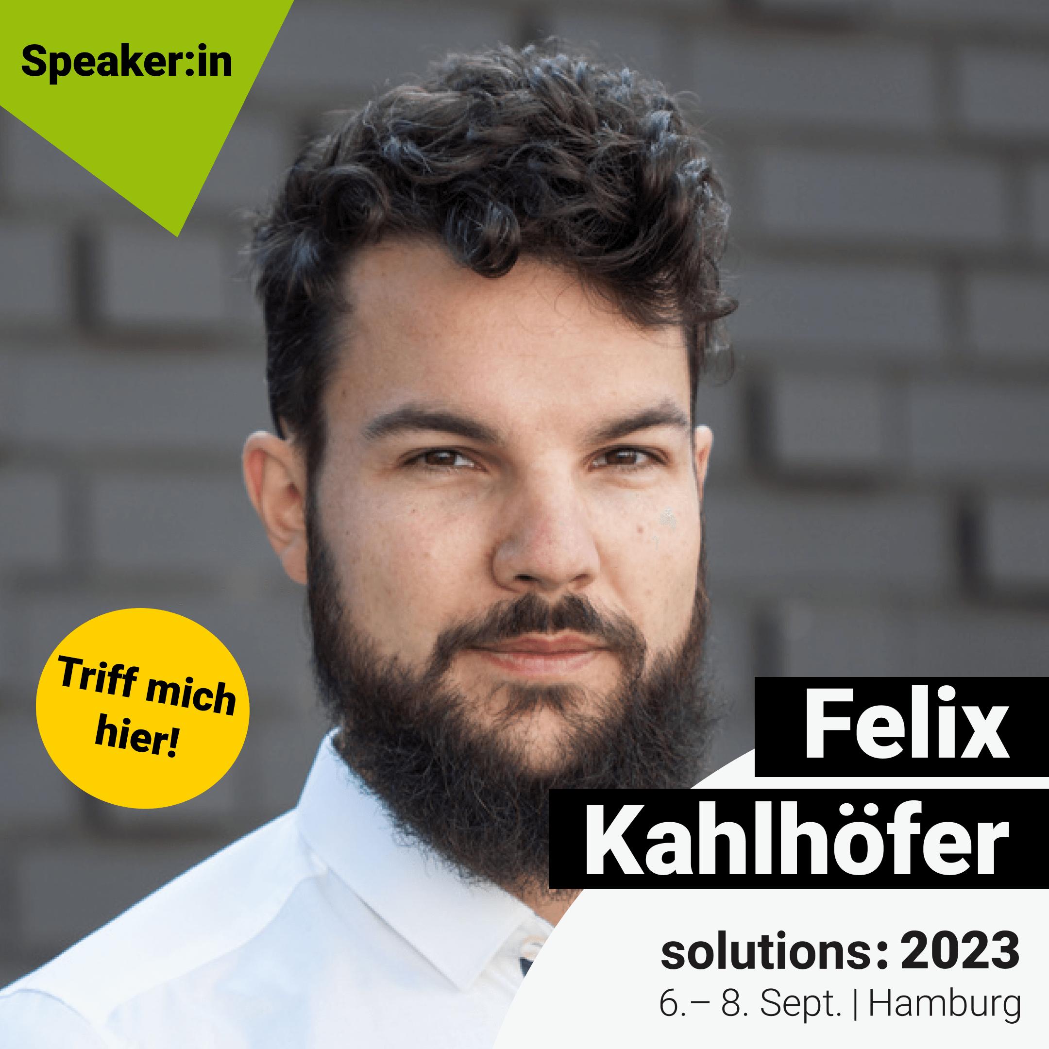 Image of Felix Kahlhöfer - solutions: 2023