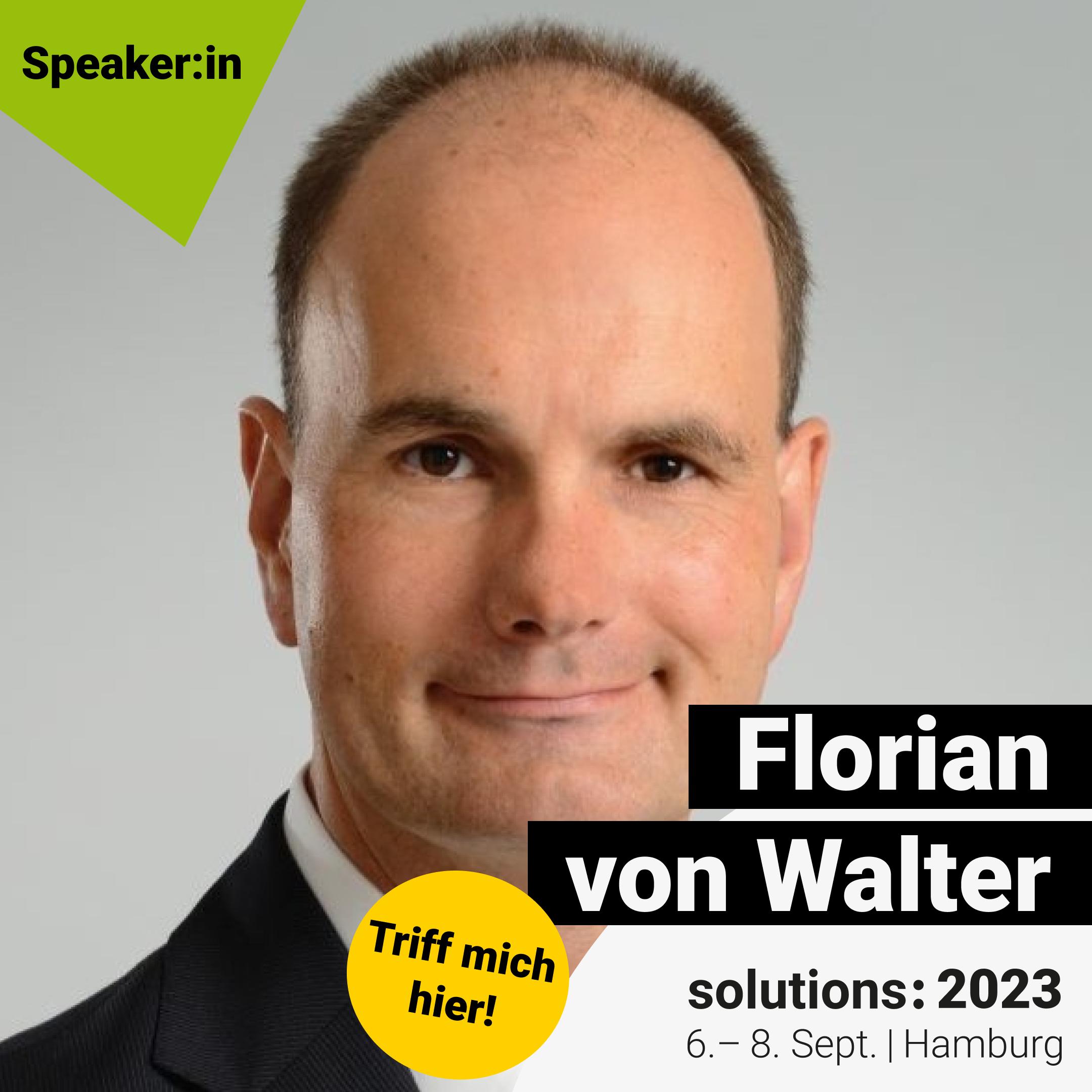 Image of Florian von Walter - solutions: 2023