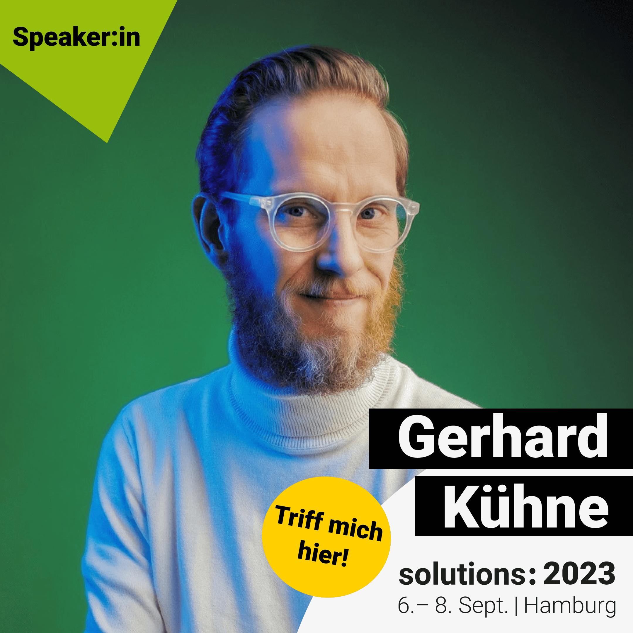 Image of Gerhard Kühne - solutions: 2023