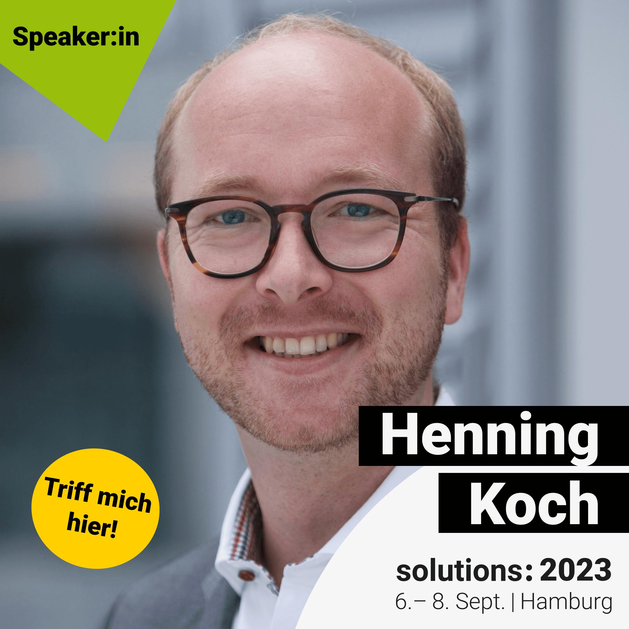 Image of Henning Koch - solutions: 2023