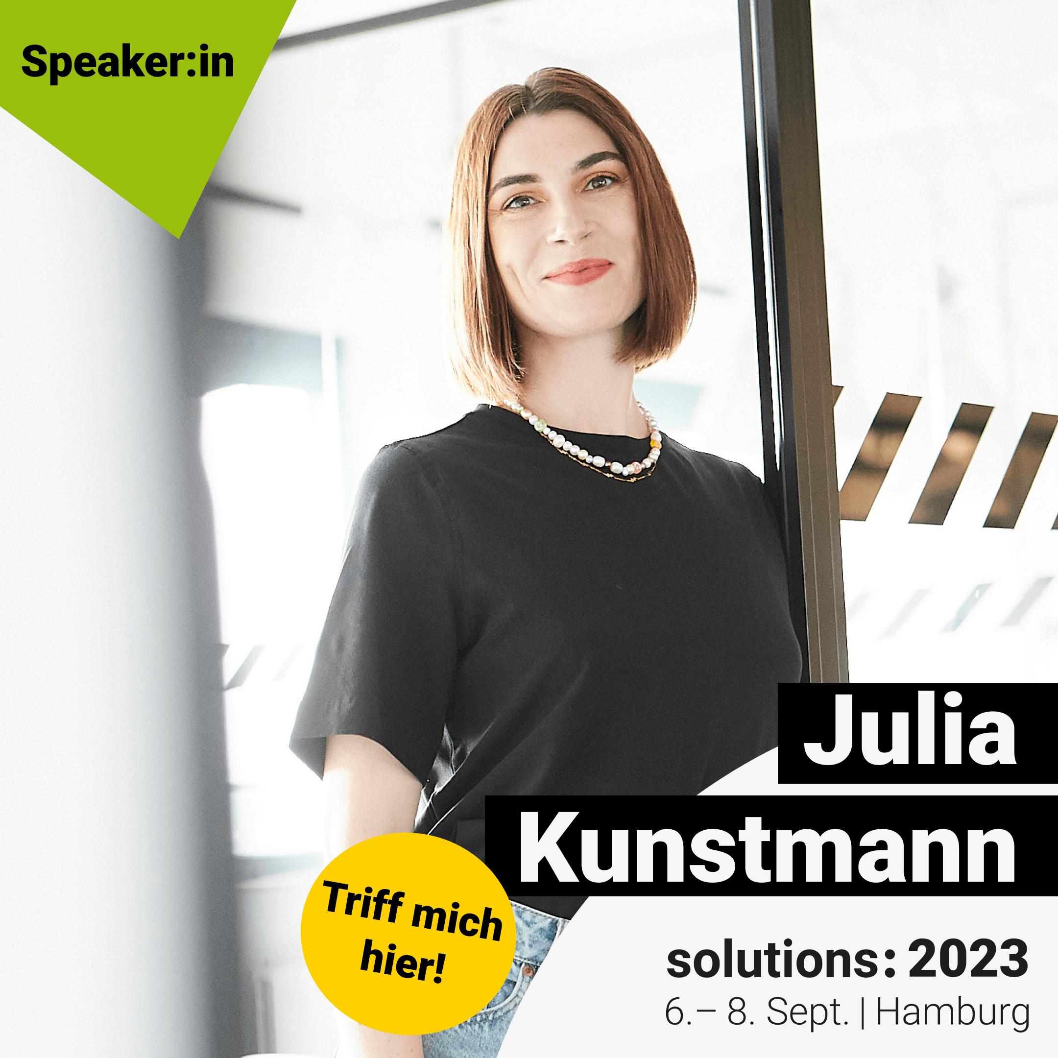 Image of Julia Kunstmann - solutions: 2023