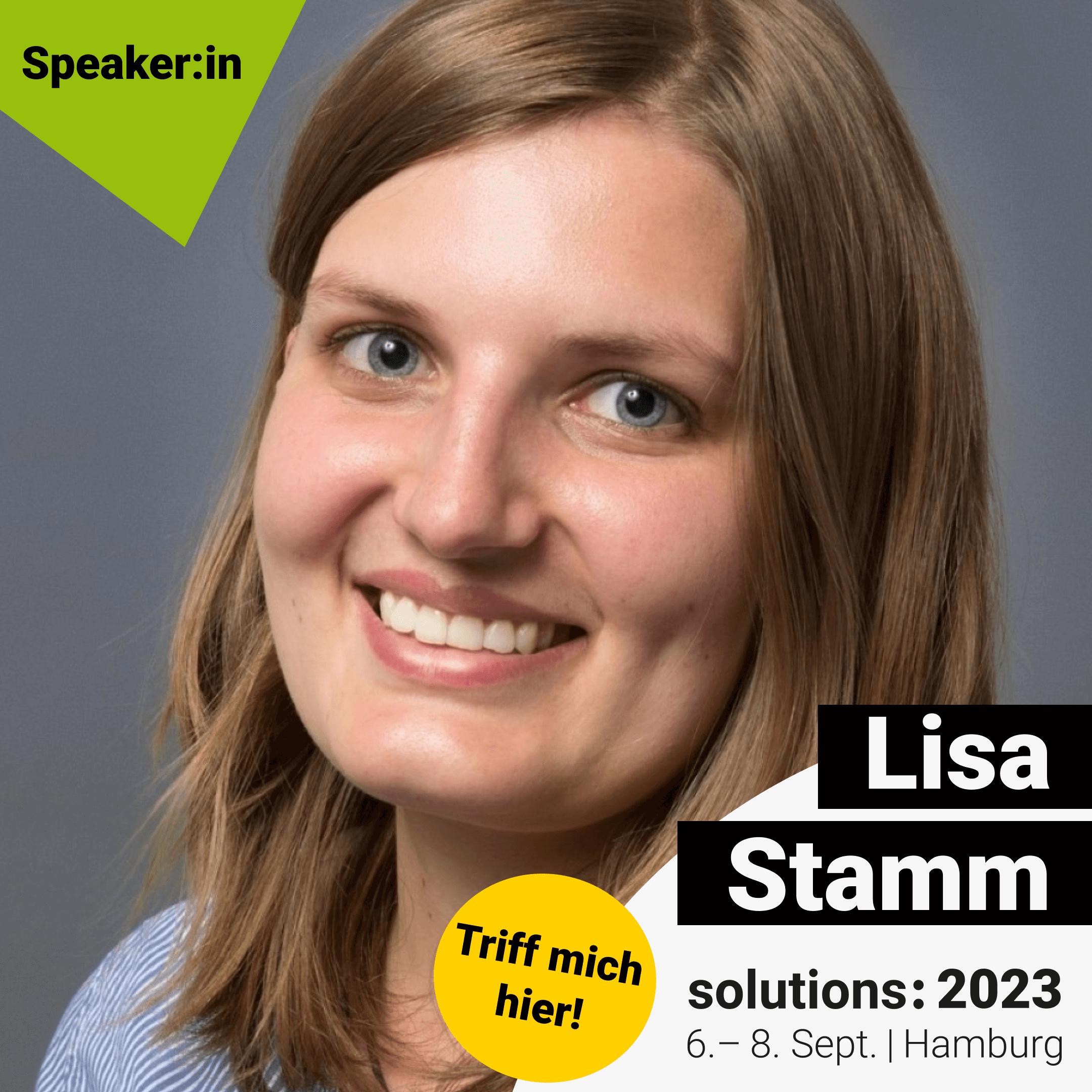 Image of Lisa Stamm - solutions: 2023