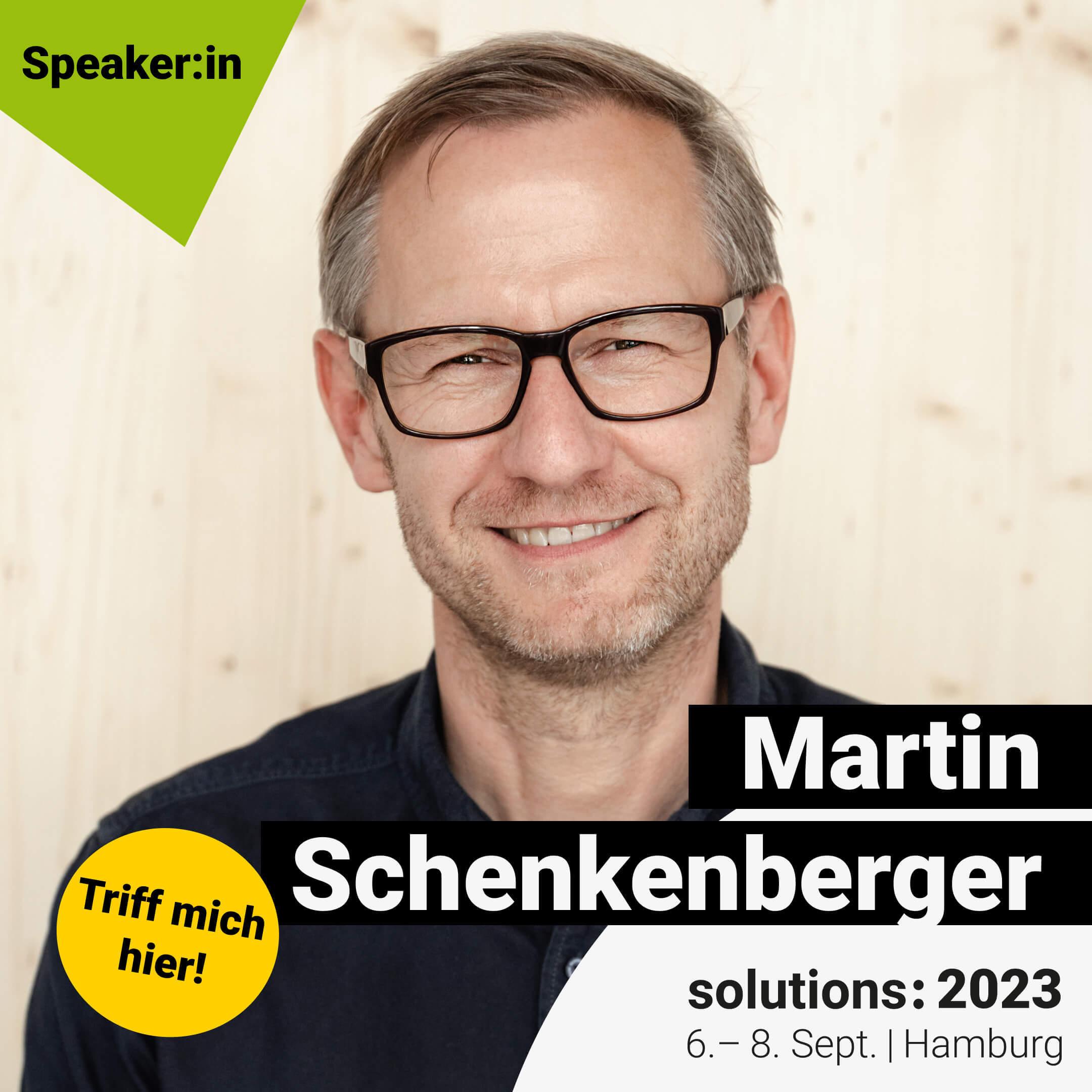 Image of Martin Schenkenberger - solutions: 2023