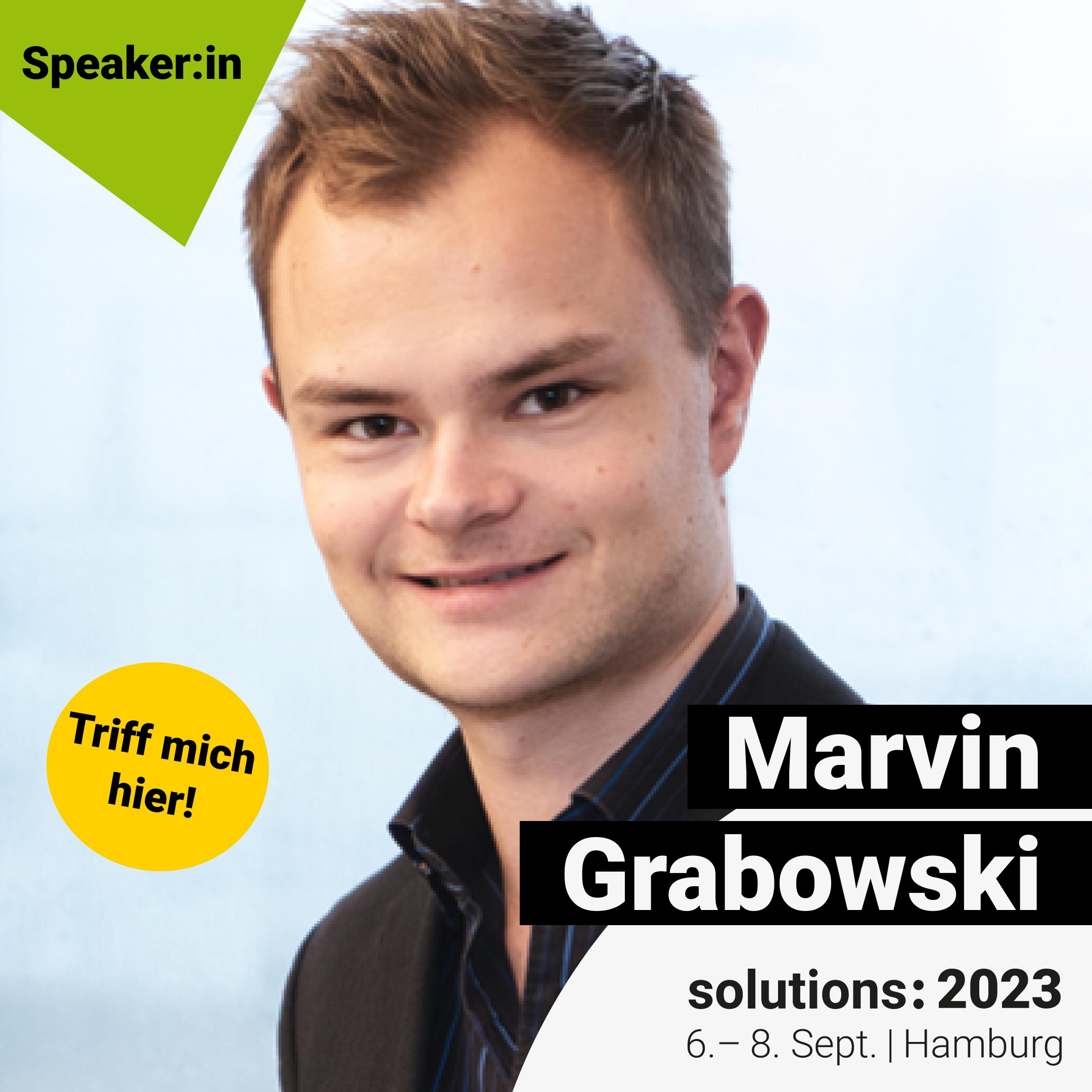 Image of Marvin Grabowski - solutions: 2023