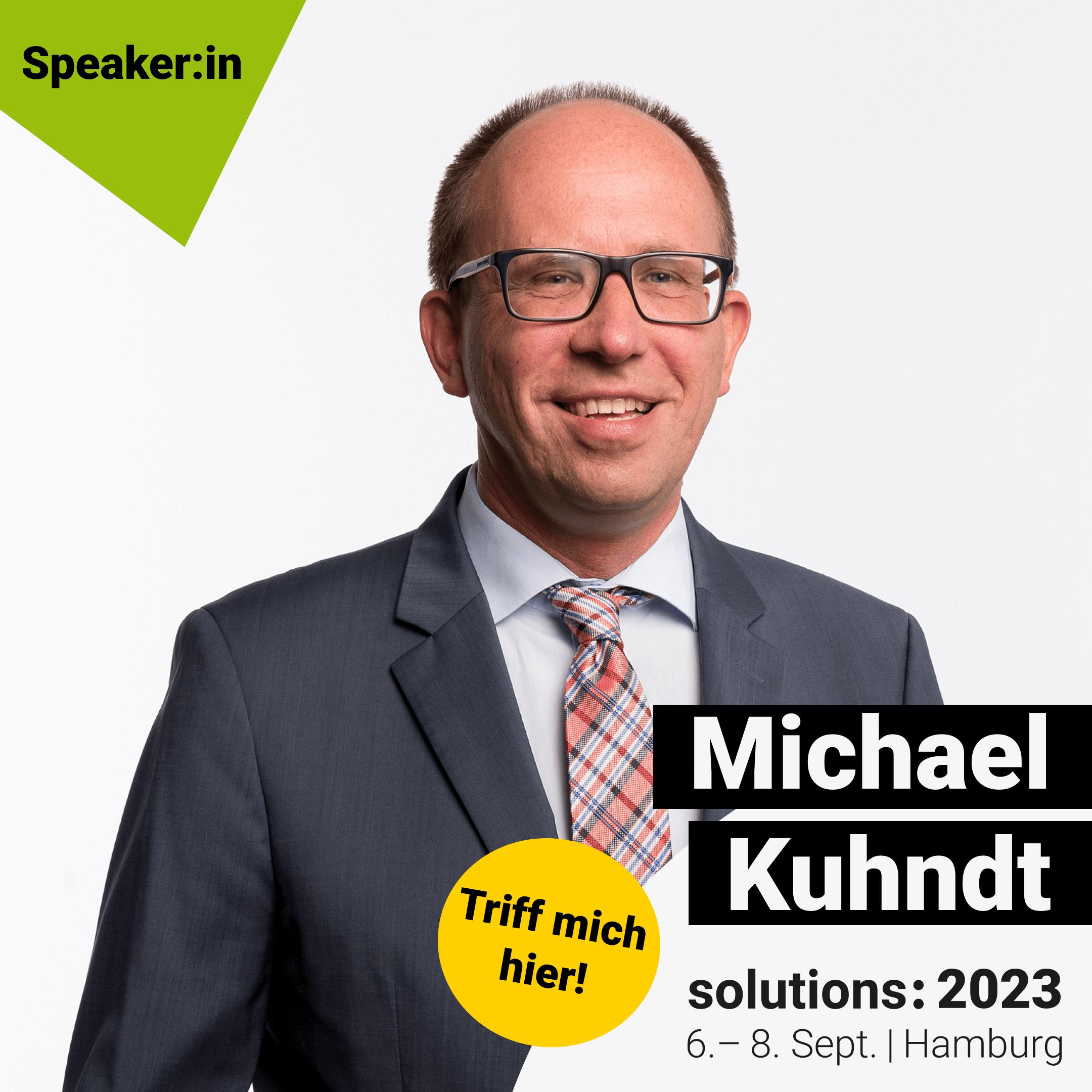 Image of Michael Kuhndt - solutions: 2023