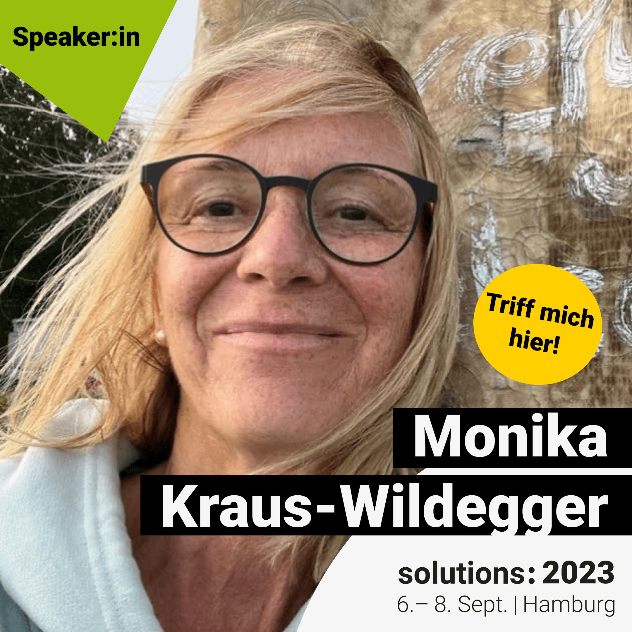 Image of Monika Kraus-Wildegger - solutions: 2023