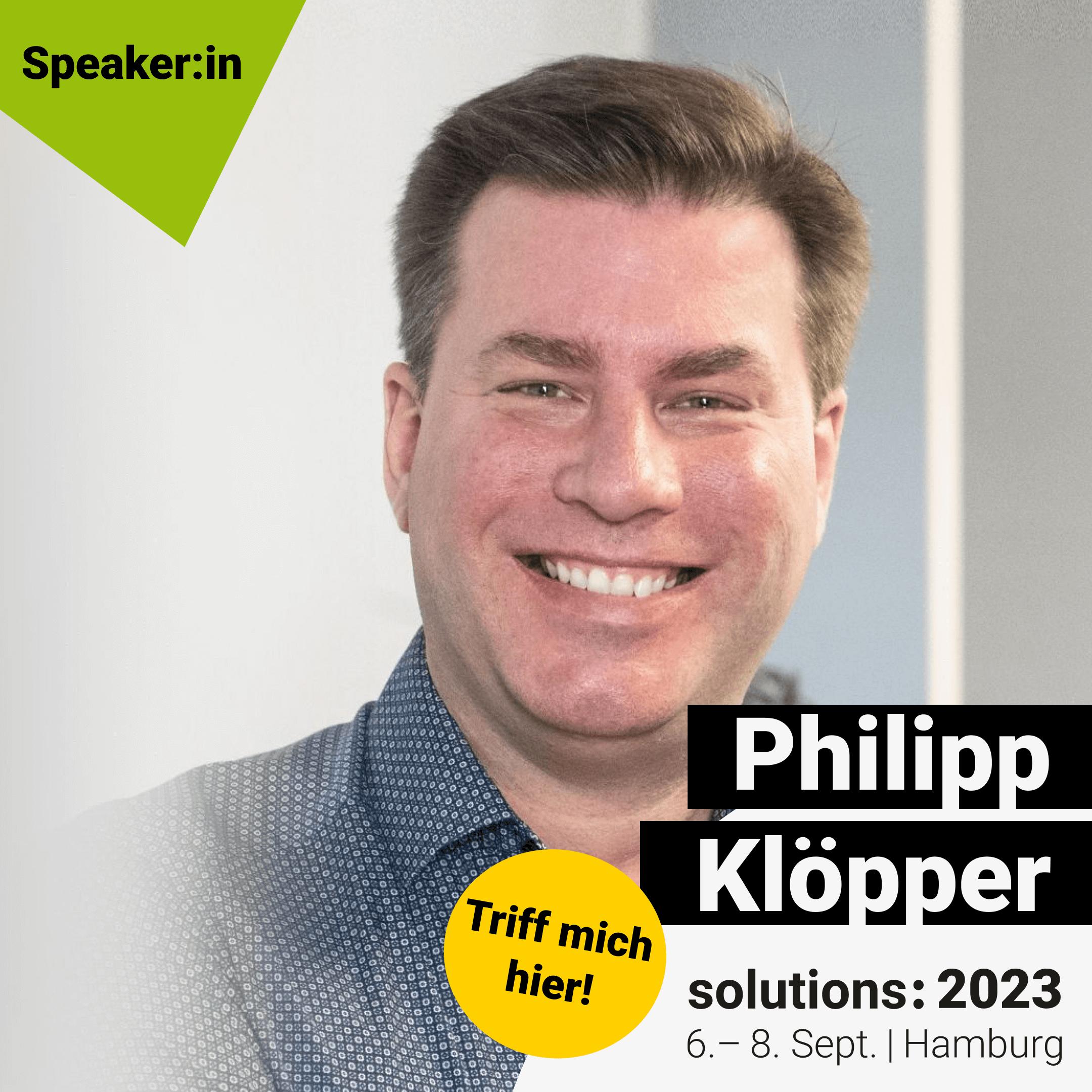 Image of Philipp Klöpper - solutions: 2023