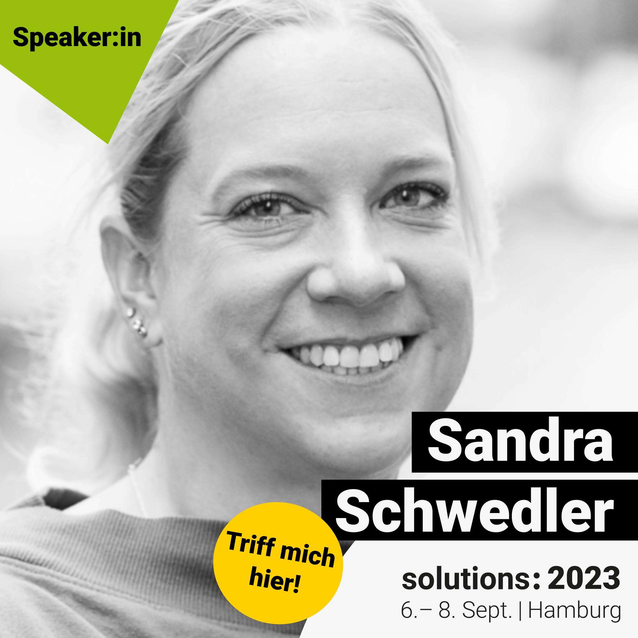 Image of Sandra Schwedler - solutions: 2023