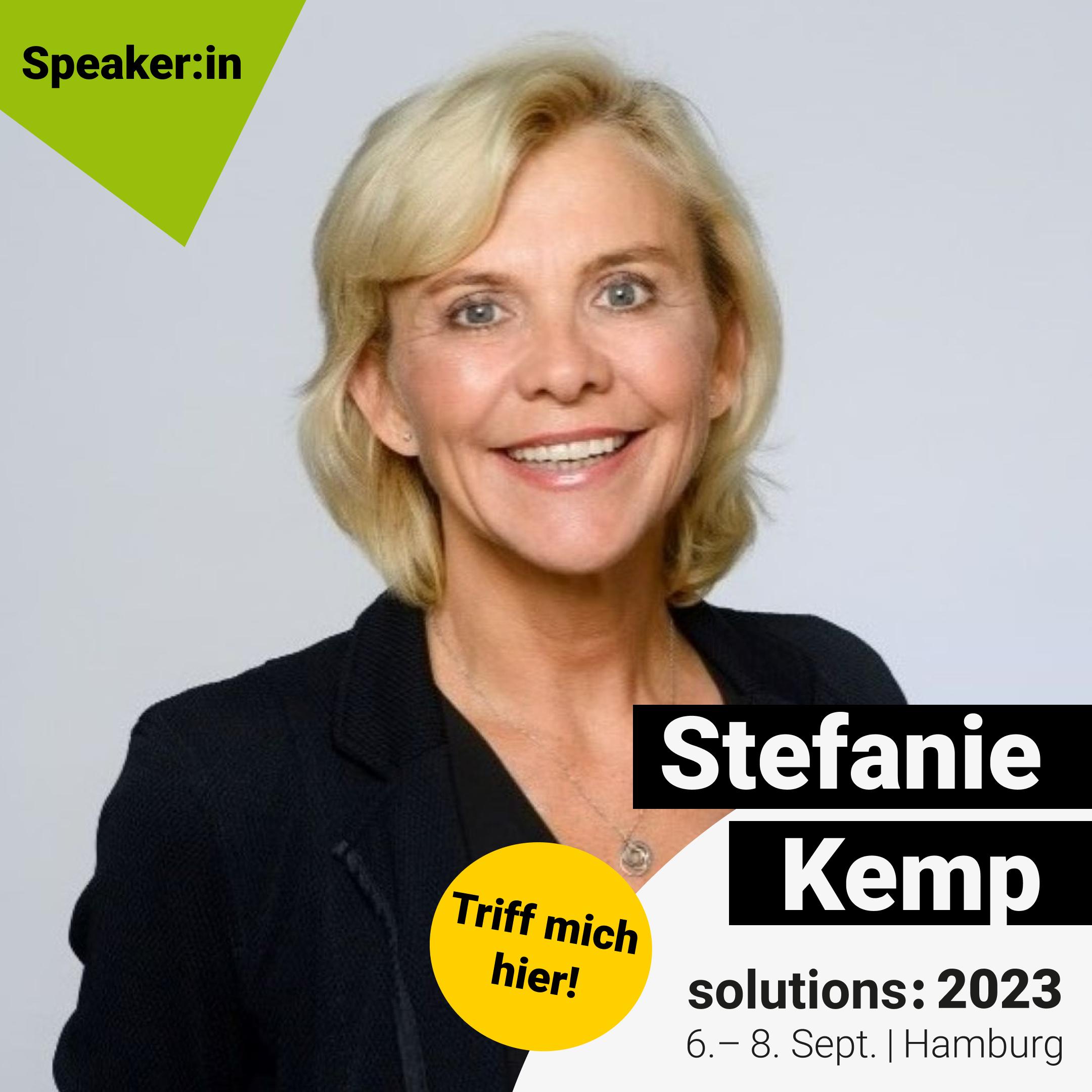 Image of Stefanie Kemp - solutions: 2023