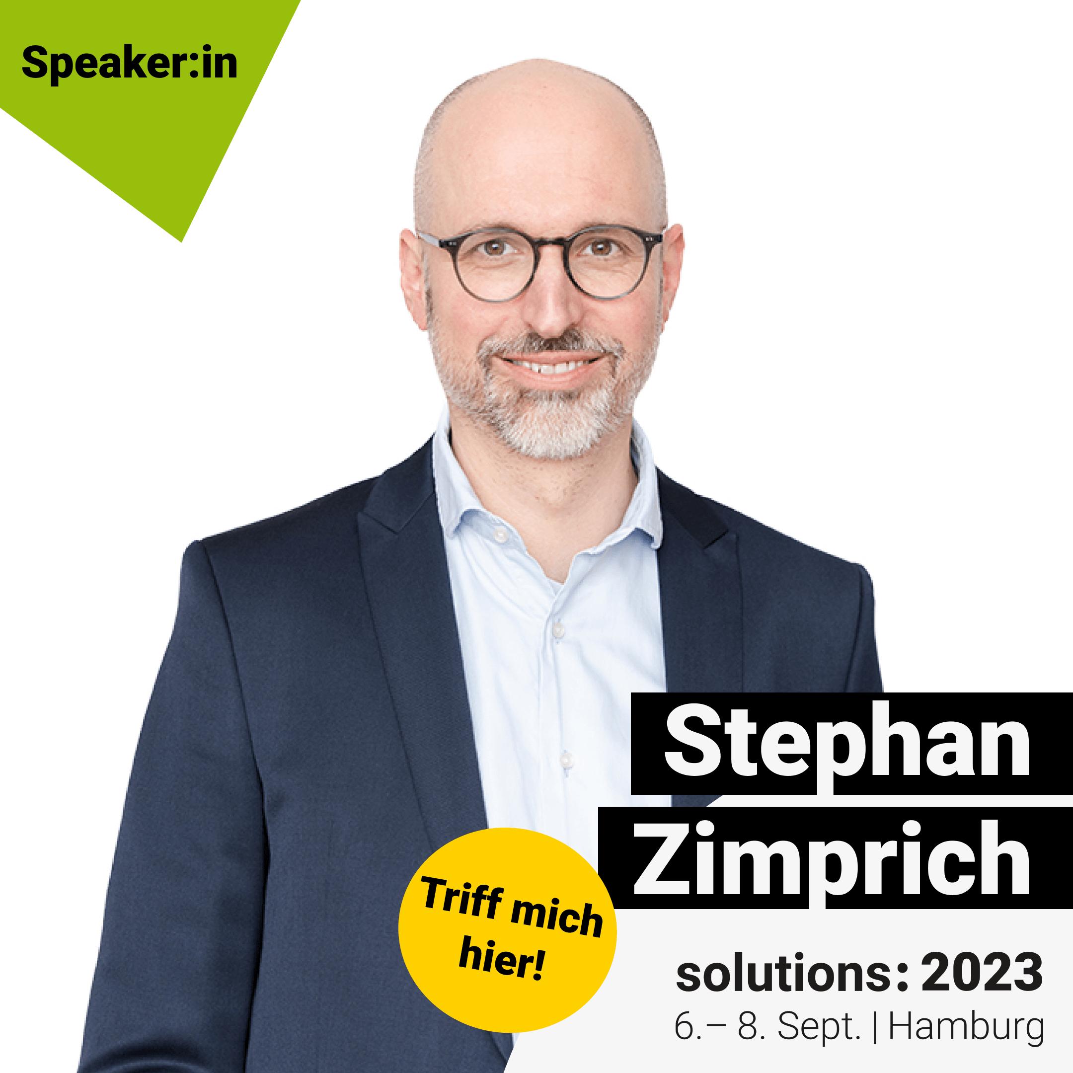 Image of Stephan Zimprich - solutions: 2023