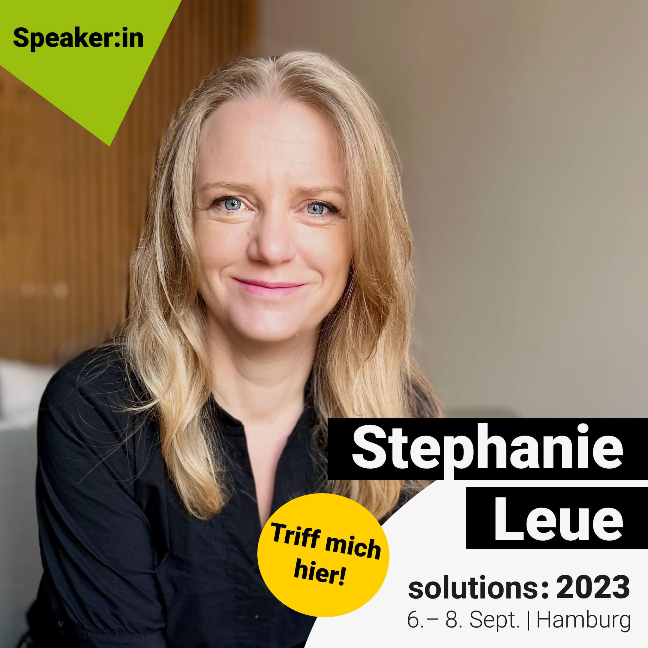 Image of Stephanie Leue - solutions: 2023