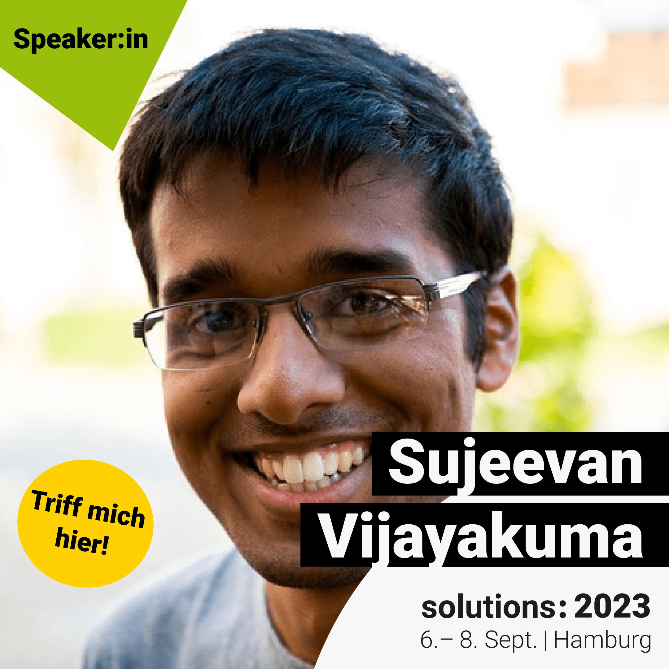 Image of Sujeevan Vijayakumaran - solutions: 2023