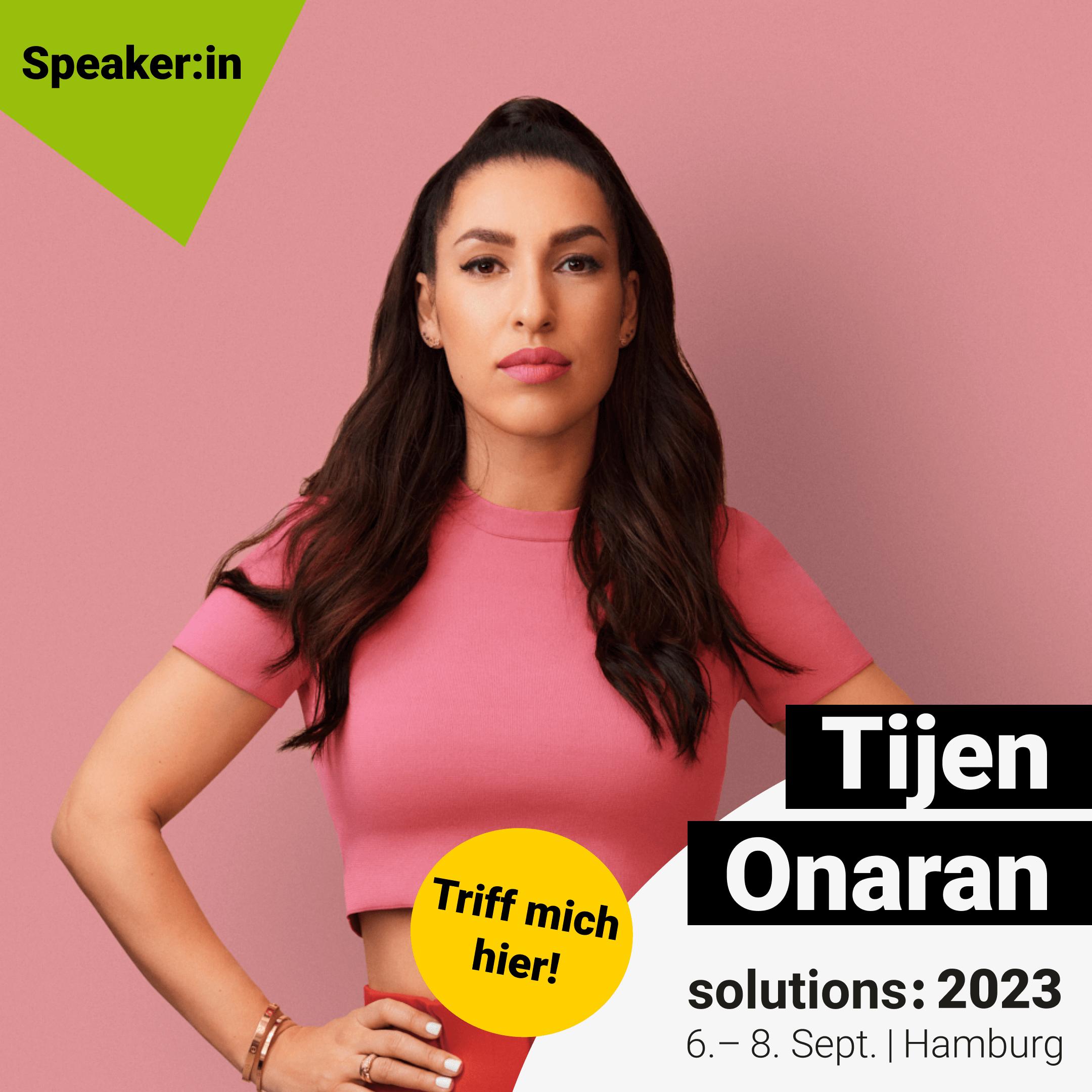 Image of Tijen Onaran - solutions: 2023