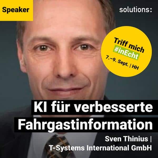 Sven Thinius | Speaker | solutions 2022 | SoMe