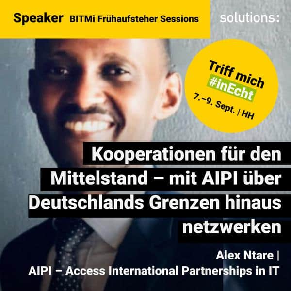 Alex Ntare | Speaker | solutions 2022 | SoMe