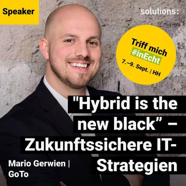 Mario Gerwien | Speaker | solutions 2022 | SoMe