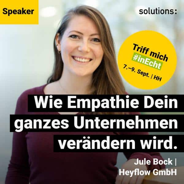 Jule Bock | Speaker | solutions 2022 | SoMe